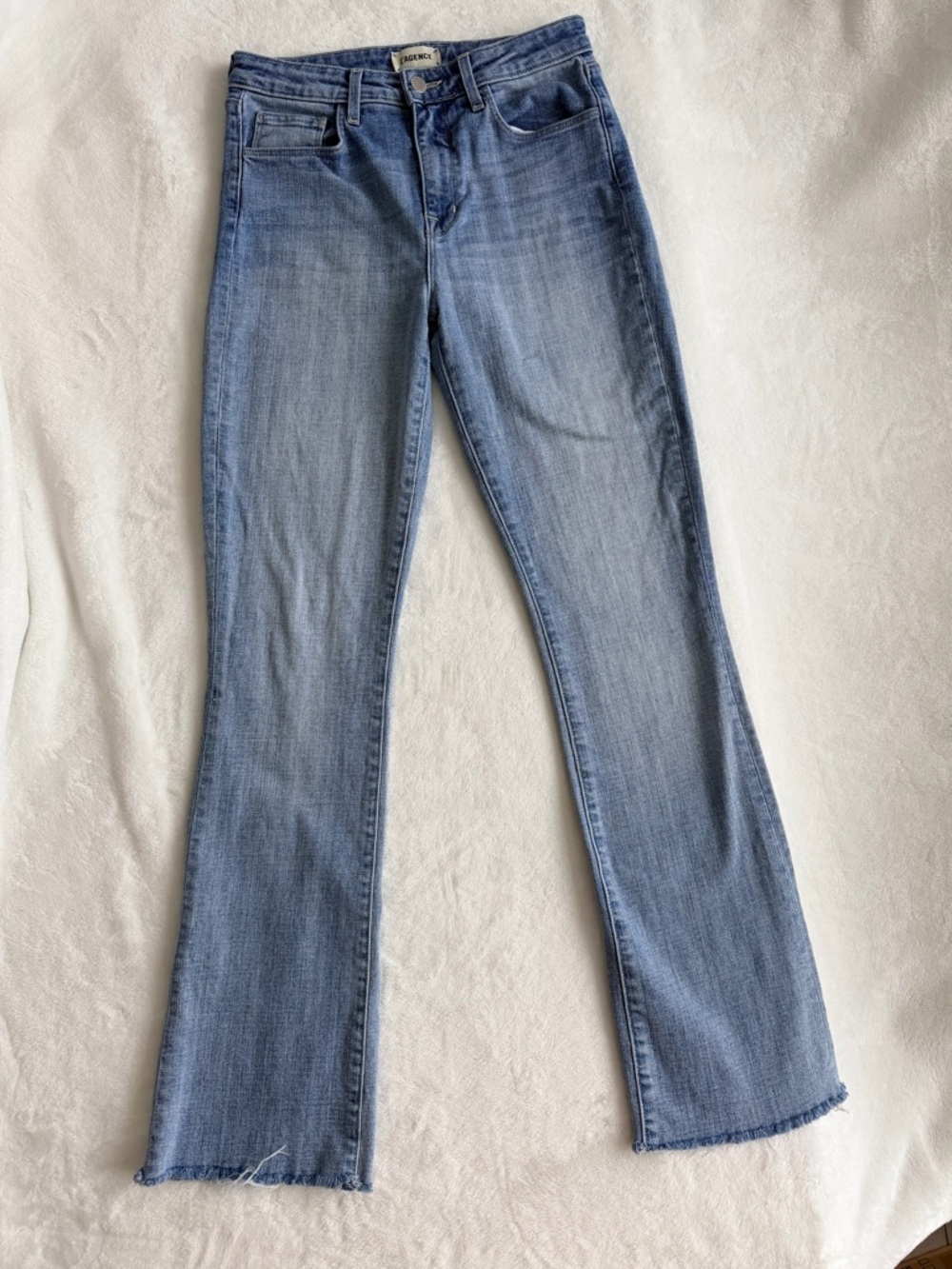 L'AGENCE Ruth Summit Straight Light Blue Jeans Size 27